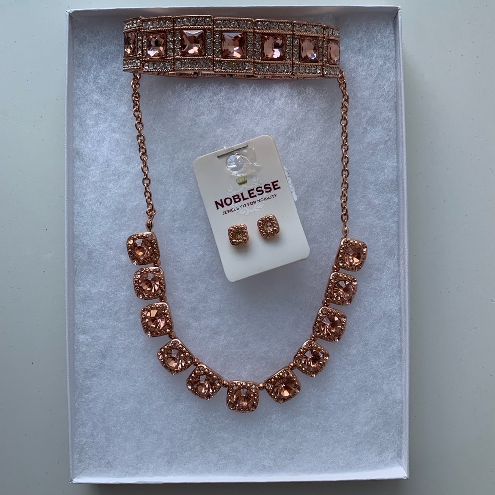 Rose Gold jewelry set